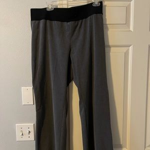 Motherhood Maternity grey slacks XL